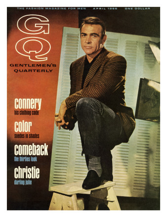 Gq Cover - April 1966 by David Sutton Pricing Limited Edition Print image