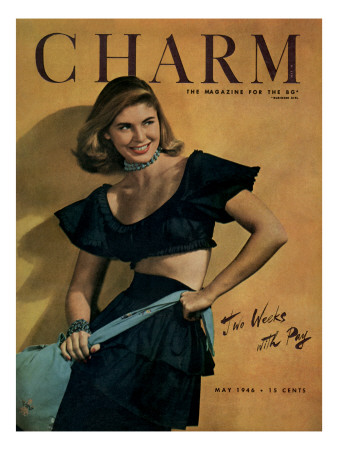Charm Cover - May 1946 by Jon Abbot Pricing Limited Edition Print image