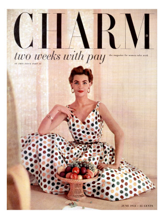 Charm Cover - June 1953 by Maria Martel Pricing Limited Edition Print image