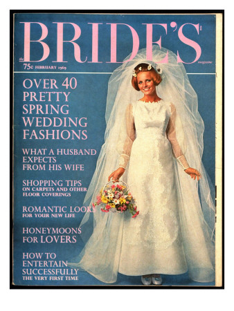 Brides Cover - February 1969 by Another Studio Pricing Limited Edition Print image