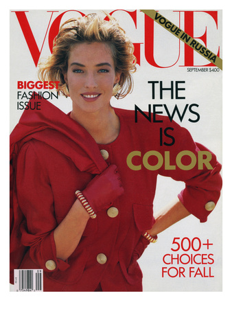Vogue Cover - September 1990 by Patrick Demarchelier Pricing Limited Edition Print image