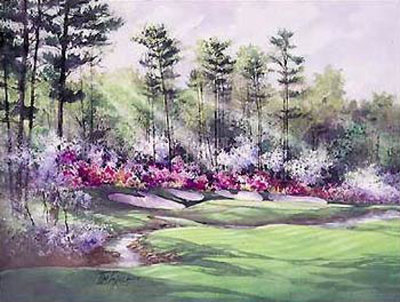 13Th At Augusta by Tim Lynch Pricing Limited Edition Print image