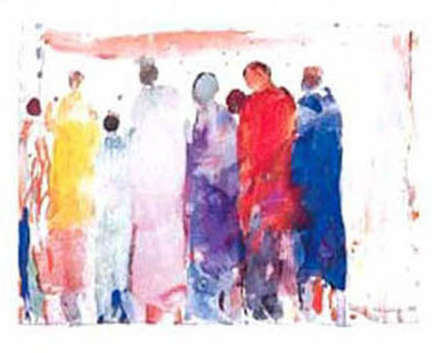 Group From India by Oskar Koller Pricing Limited Edition Print image