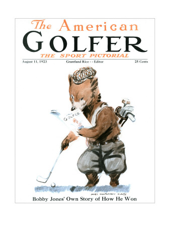 The American Golfer August 11, 1923 by James Montgomery Flagg Pricing Limited Edition Print image