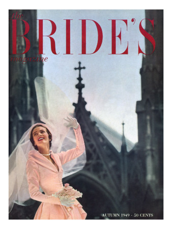 Brides Cover - August, 1949 by Maria Martel Pricing Limited Edition Print image