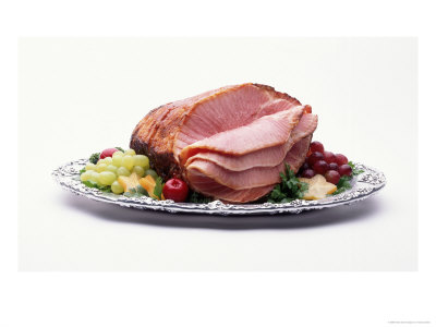Glazed Ham On A Platter by Howard Sokol Pricing Limited Edition Print image