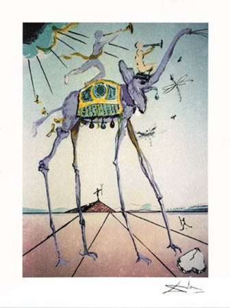 Celestial Elephant by Salvador Dali Pricing Limited Edition Print image