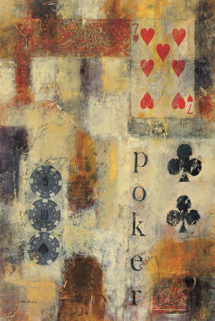 Poker Abstract by Jane Bellows Pricing Limited Edition Print image