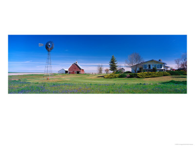 Ranch And Spring Wildflowers, Grangeville, Idaho, Usa by Terry Eggers Pricing Limited Edition Print image