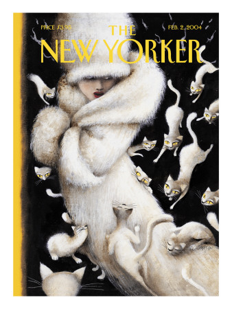 The New Yorker Cover - February 2, 2004 by Ana Juan Pricing Limited Edition Print image
