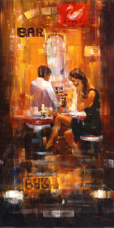 Bar Scene Ii by Rhanavardkar Madjid Pricing Limited Edition Print image