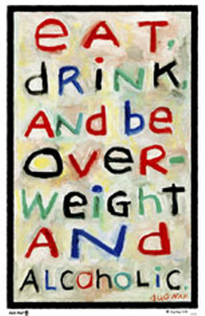 Overweight Alcoholics by Dug Nap Pricing Limited Edition Print image