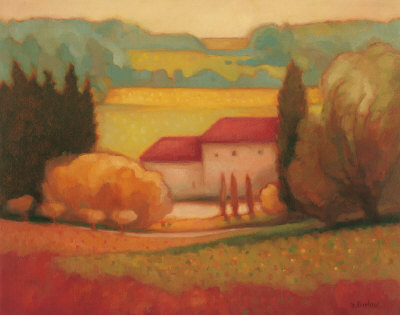 French Villa by Donna Harkins Pricing Limited Edition Print image