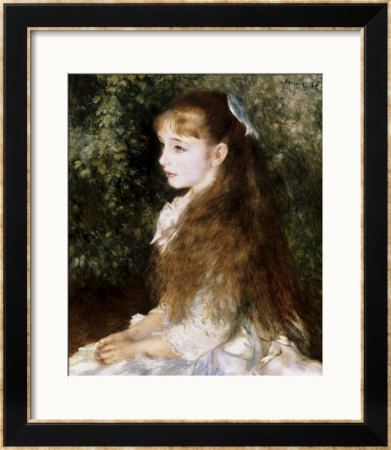 Girl With A Blue Ribbon by Pierre-Auguste Renoir Pricing Limited Edition Print image