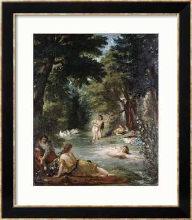 Turkish Women Bathing by Eugene Delacroix Pricing Limited Edition Print image