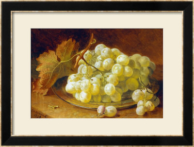 Grapes On A Silver Plate, 1893 by Eloise Harriet Stannard Pricing Limited Edition Print image