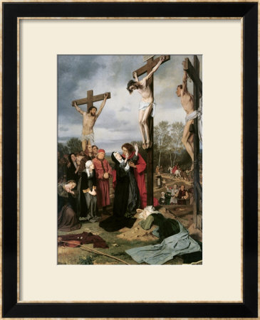 Crucifixion, 1873 by Eduard Karl Franz Von Gebhardt Pricing Limited Edition Print image