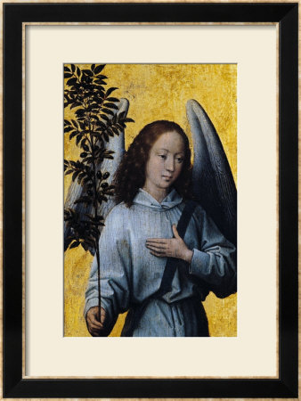 Angel Holding An Olive Branch by Hans Memling Pricing Limited Edition Print image