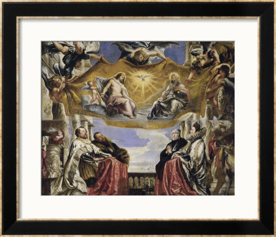 Gonzaga Family In Adoration Of The Holy Trinity by Peter Paul Rubens Pricing Limited Edition Print image