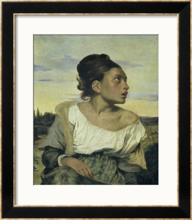 Jeune Orpheline Au Cimetiere by Eugene Delacroix Pricing Limited Edition Print image