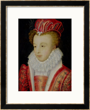 Marguerite De Valois (1553-1615) Circa 1572 by Francois Clouet Pricing Limited Edition Print image
