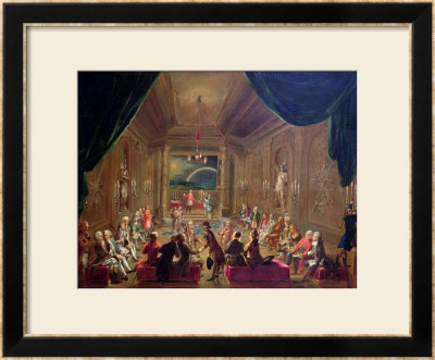 Initiation Ceremony In A Viennese Masonic Lodge During The Reign Of Joseph Ii by Ignaz Unterberger Pricing Limited Edition Print image