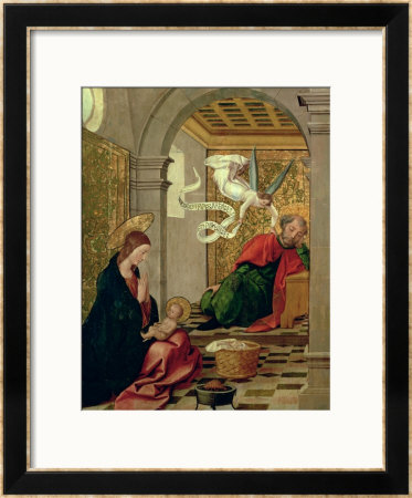 The Dream Of St. Joseph, Circa 1535 by Juan De Borgona Pricing Limited Edition Print image