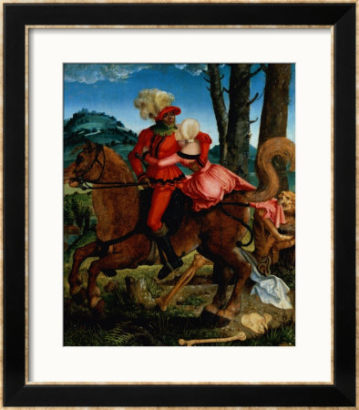 The Knight, The Young Girl And Death by Hans Baldung Grien Pricing Limited Edition Print image