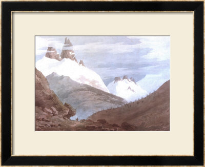 Chamonix And Martigny by John Robert Cozens Pricing Limited Edition Print image