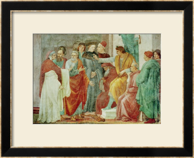 The Dispute With Simon Mago (Nero Enthroned), Circa 1484-85 by Filippino Lippi Pricing Limited Edition Print image