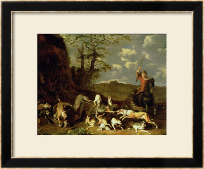A Bear Hunt, 1655 by Abraham Danielsz. Hondius Pricing Limited Edition Print image