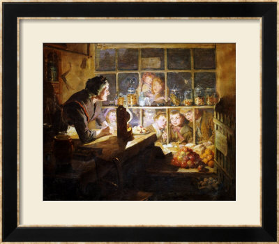 The Village Sweet Shop, 1897 by Ralph Hedley Pricing Limited Edition Print image