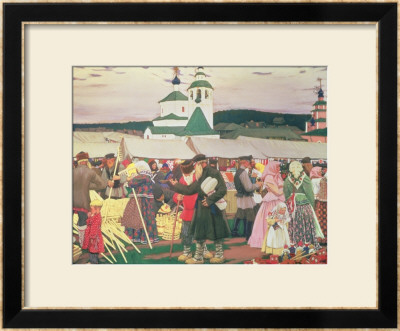 The Fair, 1906 by Boris Kustodiyev Pricing Limited Edition Print image