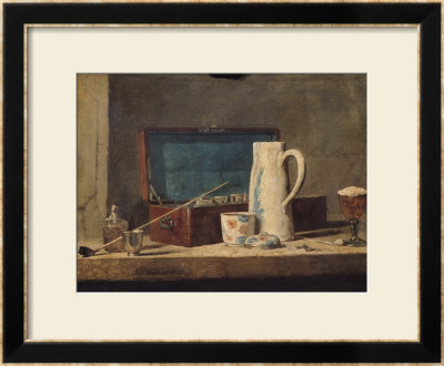 Still Life Of Pipes And A Drinking Glass by Jean-Baptiste Simeon Chardin Pricing Limited Edition Print image