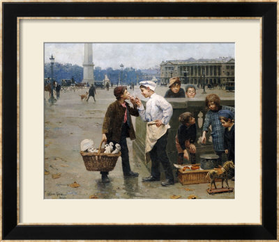 The Little Traders, 1900 by Paul Charles Chocarne-Moreau Pricing Limited Edition Print image