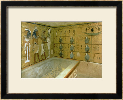 The Burial Chamber In The Tomb Of Tutankhamun, New Kingdom by 18Th Dynasty Egyptian Pricing Limited Edition Print image