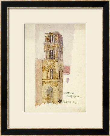 Palermo, Campanile Martorana, 1891 by Charles Rennie Mackintosh Pricing Limited Edition Print image