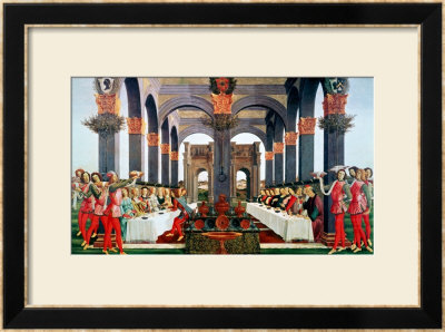 The Wedding Feast by Sandro Botticelli Pricing Limited Edition Print image