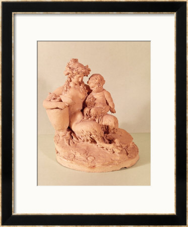 Female Faun With Her Child by Claude Michel Clodion Pricing Limited Edition Print image