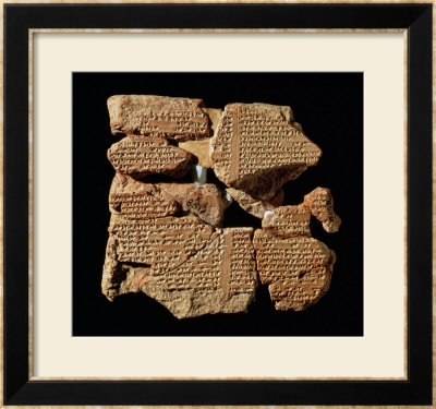 Part Of The Epic Of Gilgamesh Telling The Babylonian Legend Of The Flood, From Nineveh by Assyrian Pricing Limited Edition Print image