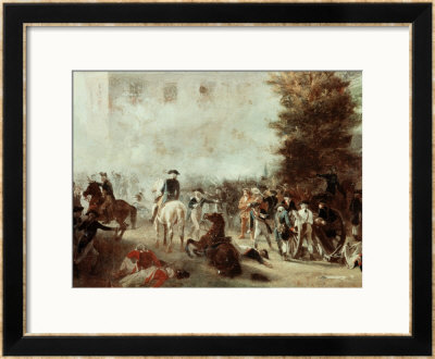 Washington At Battle Of Germantown by Alonzo Chappel Pricing Limited Edition Print image