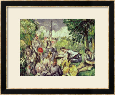 The Picnic, Circa 1873-78 by Paul Cézanne Pricing Limited Edition Print image