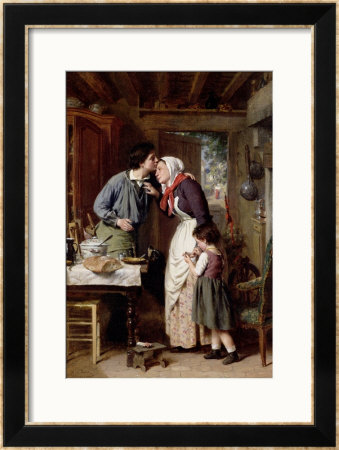 A Son's Devotion, 1868 by Pierre Jean Edmond Castan Pricing Limited Edition Print image