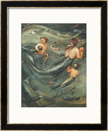 Mermaids In The Deep, 1882 by Edward Burne-Jones Pricing Limited Edition Print image