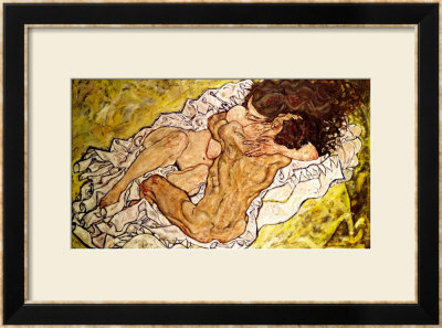 The Embrace, 1917 by Egon Schiele Pricing Limited Edition Print image