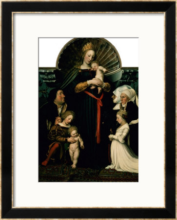 Madonna Of The Burgermeister Meyer by Hans Holbein The Younger Pricing Limited Edition Print image