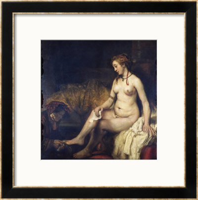 Bathsheba Bathing, 1654 by Rembrandt Van Rijn Pricing Limited Edition Print image