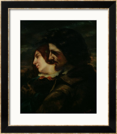 The Lovers In The Countryside, After 1844 by Gustave Courbet Pricing Limited Edition Print image