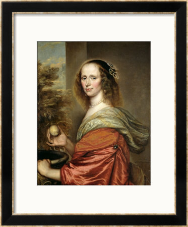 Portrait Of A Woman by Adriaen Hanneman Pricing Limited Edition Print image