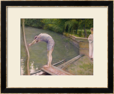 The Bather, Or The Diver, 1877 by Gustave Caillebotte Pricing Limited Edition Print image